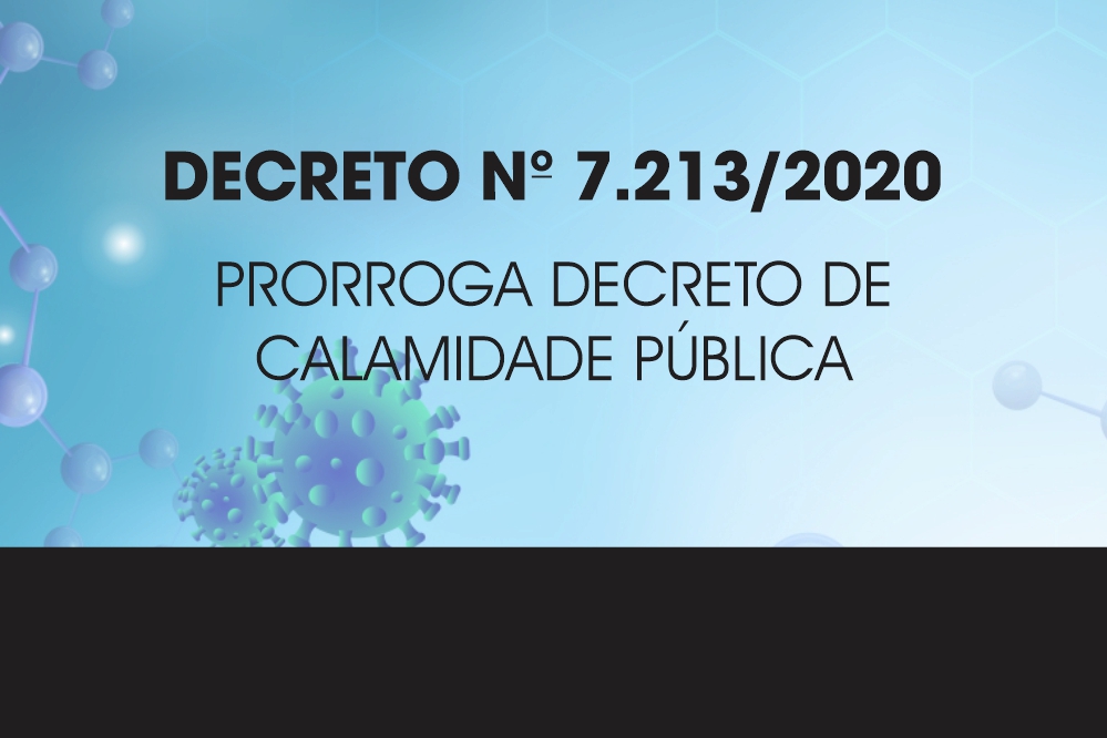 PREFEITURA DE ECOPORANGA PRORROGA DECRETO DE CALAMIDADE PÚBLICA, POR MEIO DO DECRETO Nº 7.213/2020
