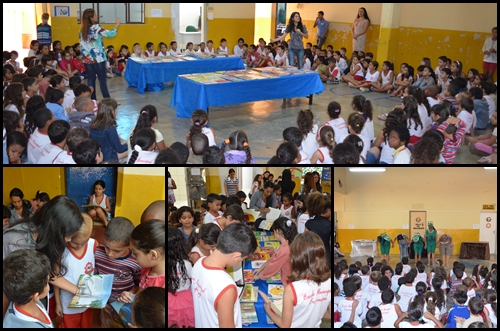 Foi realizado na EMEF “Dr. Bolívar de Abreu” a Maratona do Livro Infantil.