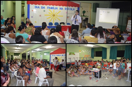 A Escola José Francisco de Oliveira realiza uma palestra do Dia D da Família na Escola.