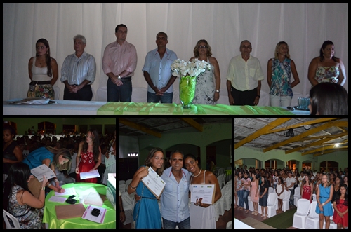 Foi realizada a Formatura do PROJOVEM no Clube Recreativo de Ecoporanga.