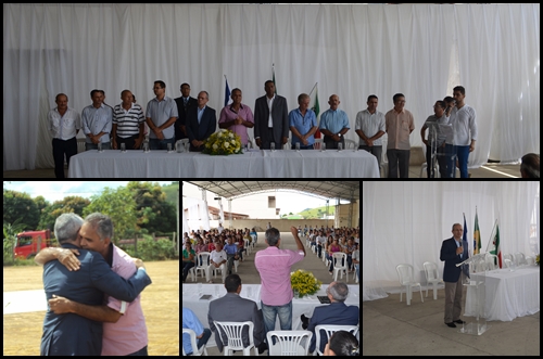 O município de Ecoporanga recebe o Ex-Governador Paulo Hartung e o Deputado Estadual Roberto Carlos.