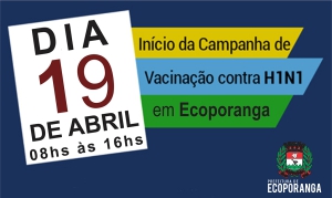 Vacinação contra Influenza começa nesta quarta-feira (19) em Ecoporanga